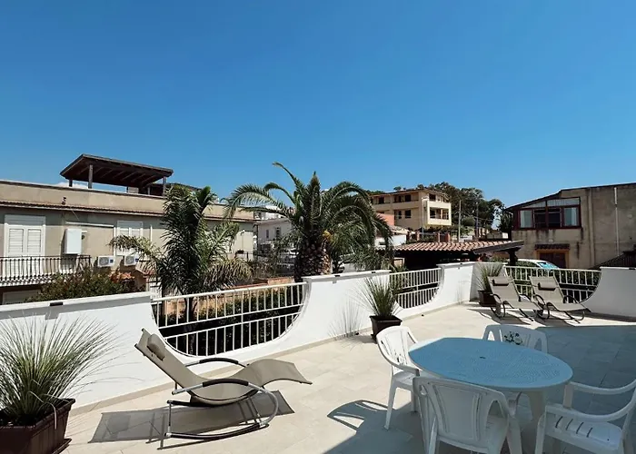 La Terrazza Sul Tramonto - In A Near The Sea In San Leone - Parking And Air Conditioning